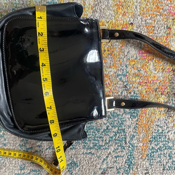 ❤️Ralph Lauren - Discontinued Crossbody Bag Black with Golden Metallic D… - Picture 12 of 17